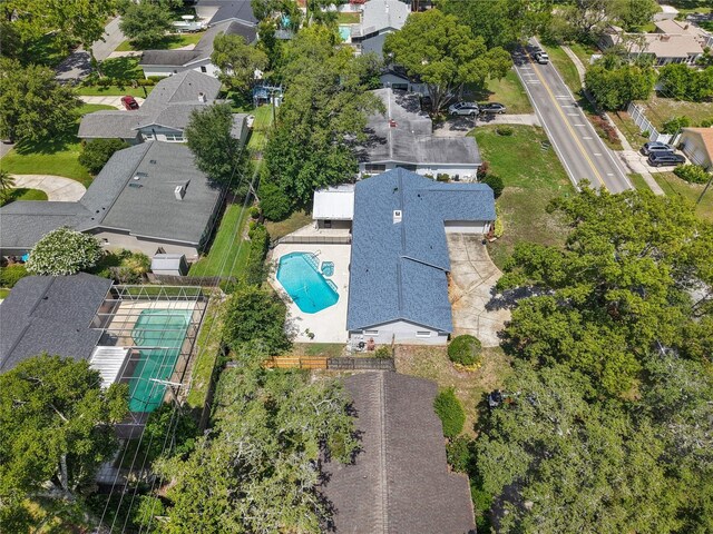 2220 Derbyshire Rd, Maitland, FL 32751 - aerial view of residential area with a pool area