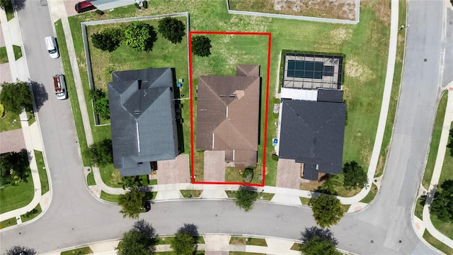 7409 Fairgrove Ave, Windermere, FL 34786 - aerial view of property and surrounding area with property parcel outlined
