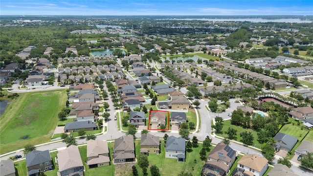 7409 Fairgrove Ave, Windermere, FL 34786 - aerial overview of property's location featuring nearby suburban area and property parcel outlined