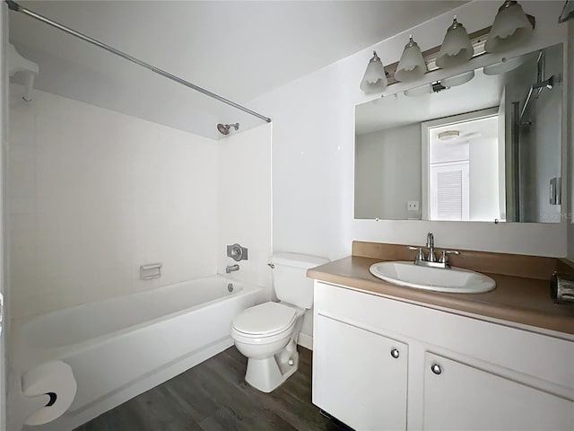 200 St Andrews Blvd Unit 911, Winter Park, FL 32792 - full bath featuring vanity, wood finished floors, and shower / bathtub combination