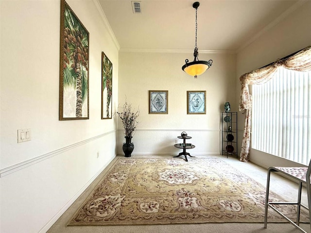 3539 Maple Ridge Loop, Kissimmee, FL 34741 - dining area featuring crown molding