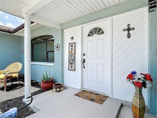 1475 Mars St, Merritt Island, FL 32953 - entrance to property with covered porch