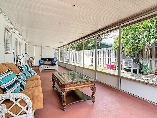 1475 Mars St, Merritt Island, FL 32953 - sunroom / solarium with an outdoor hangout area