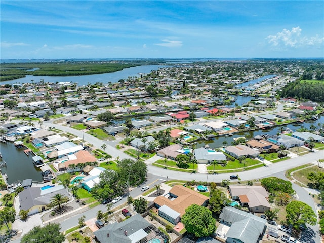 1475 Mars St, Merritt Island, FL 32953 - aerial view of property's location with a nearby body of water and nearby suburban area