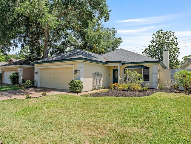 235 S Shadowbay Blvd, Longwood, FL 32779 - single story home featuring an attached garage, stucco siding, concrete driveway, and a front yard