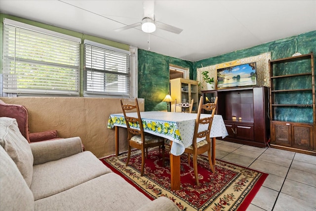 5324 Barefoot Path, Kissimmee, FL 34746 - tiled dining room featuring ceiling fan