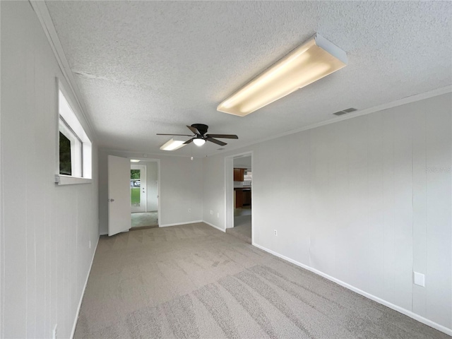 2575 King Ave, Auburndale, FL 33823 - carpeted empty room featuring ceiling fan and a textured ceiling