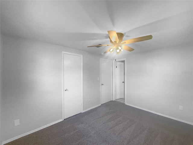 2575 King Ave, Auburndale, FL 33823 - unfurnished bedroom featuring carpet floors and ceiling fan