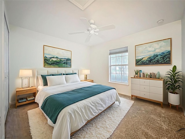 2353 Kingscrest Cir, Apopka, FL 32712 - bedroom featuring baseboards and ceiling fan