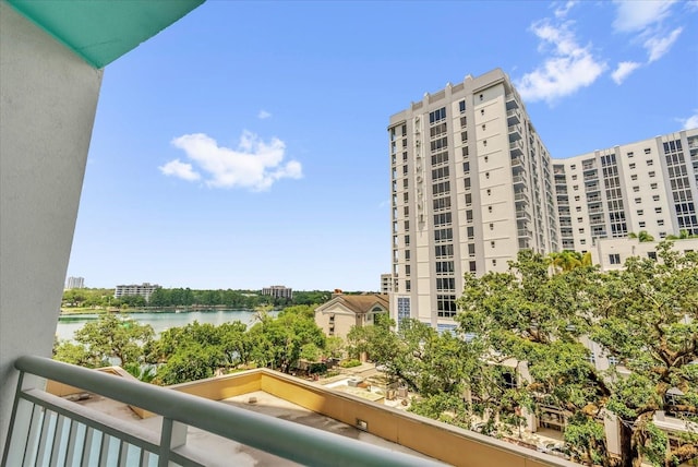 322 E Central Blvd Unit 614, Orlando, FL 32801 - balcony with a water view