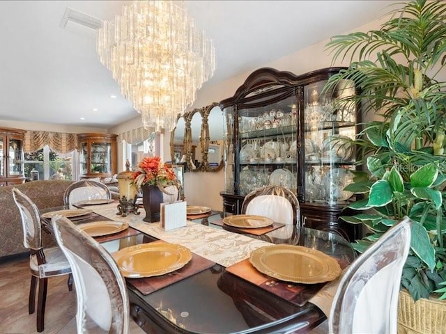 961 SW 98th Ave, Pembroke Pines, FL 33025 - dining space with a chandelier