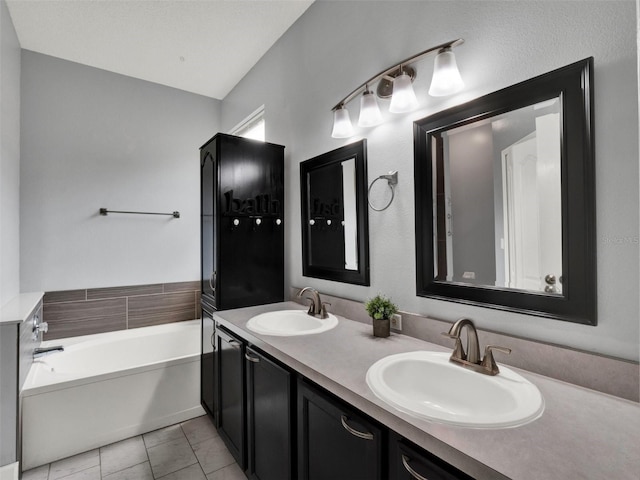 1712 Riveredge Rd, Oviedo, FL 32766 - full bathroom featuring a bath and double vanity