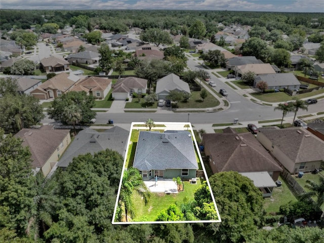 1712 Riveredge Rd, Oviedo, FL 32766 - aerial view of residential area with property boundaries highlighted