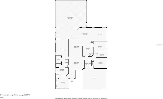 211 Tavestock Loop, Winter Springs, FL 32708 - view of home floor plan