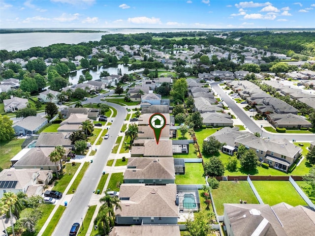 211 Tavestock Loop, Winter Springs, FL 32708 - aerial view of residential area with a large body of water