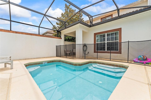 3193 Pequod Pl, Kissimmee, FL 34746 - view of swimming pool with a patio and a lanai