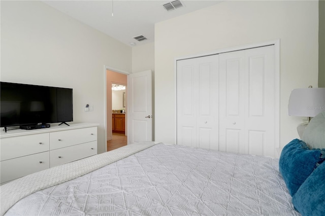 3193 Pequod Pl, Kissimmee, FL 34746 - bedroom featuring a closet and tile patterned floors