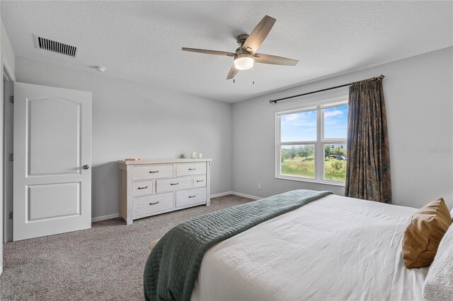944 Benjamin Trl, Davenport, FL 33837 - carpeted bedroom with a ceiling fan and a textured ceiling