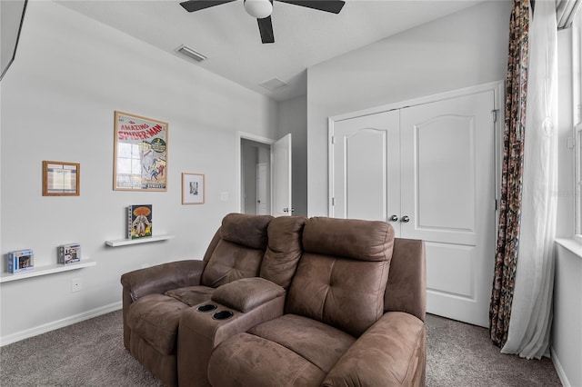 944 Benjamin Trl, Davenport, FL 33837 - sitting room featuring carpet flooring and a ceiling fan