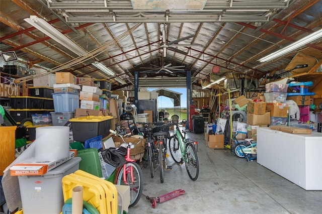 2921 Lake Tohopekaliga Blvd, Kissimmee, FL 34746 - garage with freestanding refrigerator