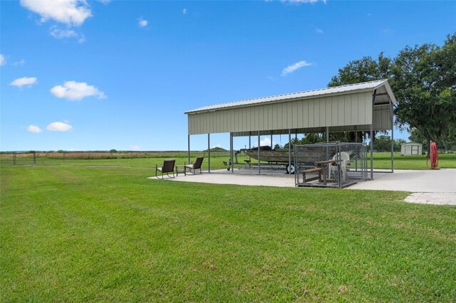 2921 Lake Tohopekaliga Blvd, Kissimmee, FL 34746 - view of home's community with a lawn and a gazebo