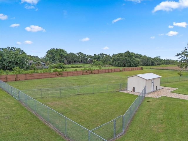 2921 Lake Tohopekaliga Blvd, Kissimmee, FL 34746 - view of yard with an outbuilding, a rural view, and a pole building