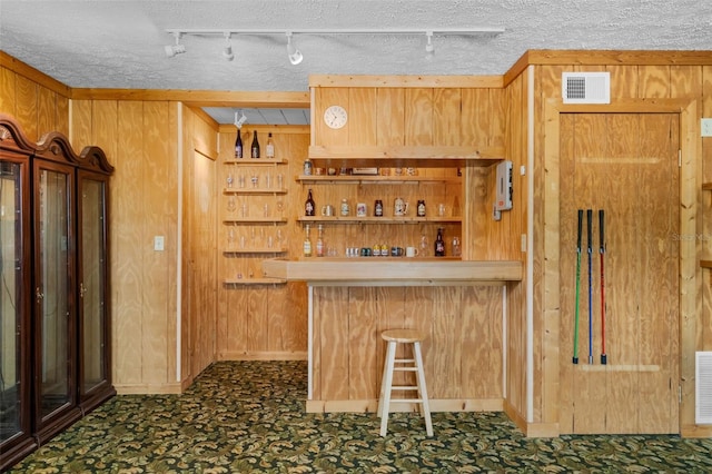 2921 Lake Tohopekaliga Blvd, Kissimmee, FL 34746 - bar with wood walls and rail lighting