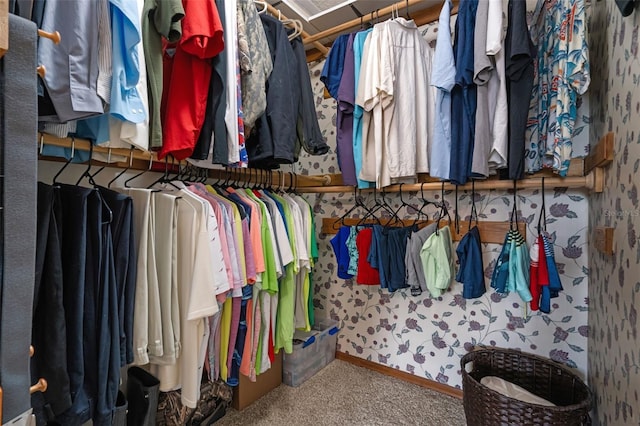 2921 Lake Tohopekaliga Blvd, Kissimmee, FL 34746 - spacious closet featuring carpet flooring