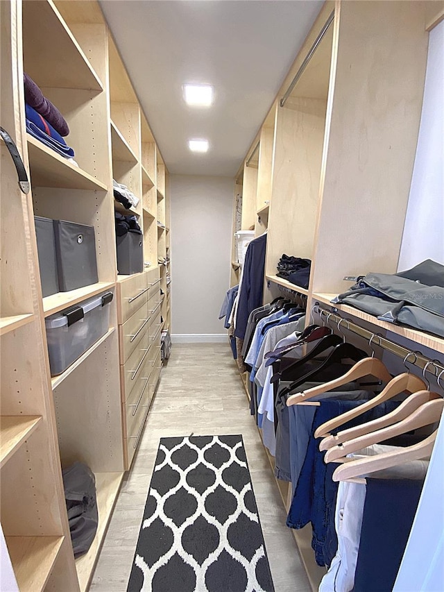 2400 Presidential Way Unit 1104, West Palm Beach, FL 33401 - spacious closet featuring light wood-style flooring