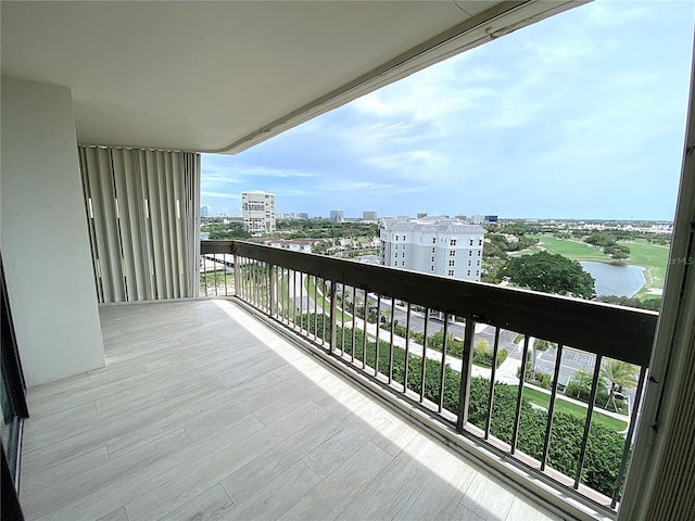 2400 Presidential Way Unit 1104, West Palm Beach, FL 33401 - balcony featuring a view of city