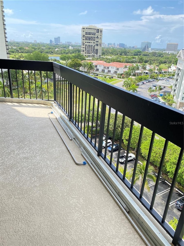2400 Presidential Way Unit 1104, West Palm Beach, FL 33401 - balcony featuring a view of city