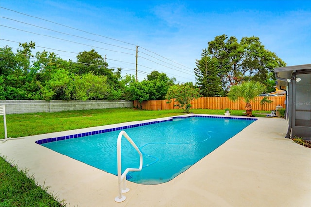 5938 Marlberry Dr, Orlando, FL 32819 - view of pool with a fenced backyard and a patio area