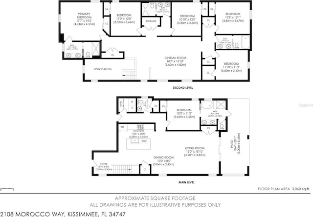 2108 Morocco Way, Kissimmee, FL 34747 - view of home floor plan