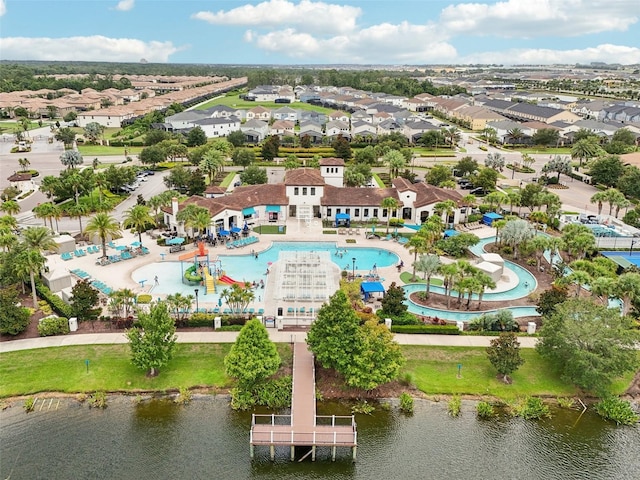 2108 Morocco Way, Kissimmee, FL 34747 - aerial view of residential area featuring a nearby body of water