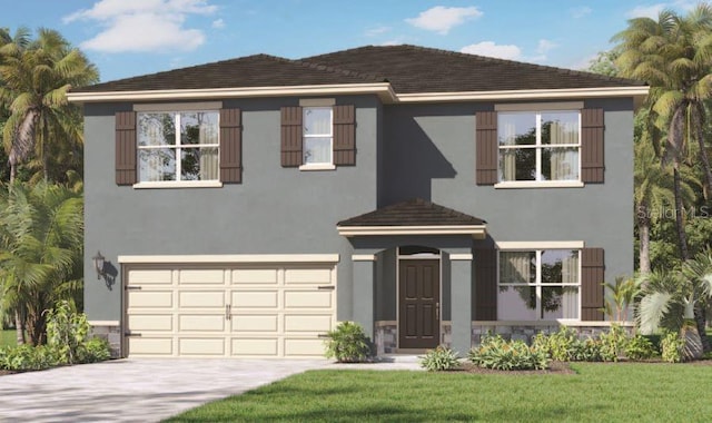 33604 Seattle Slew Dr, Sorrento, FL 32776 - view of front of property featuring stucco siding and an attached garage