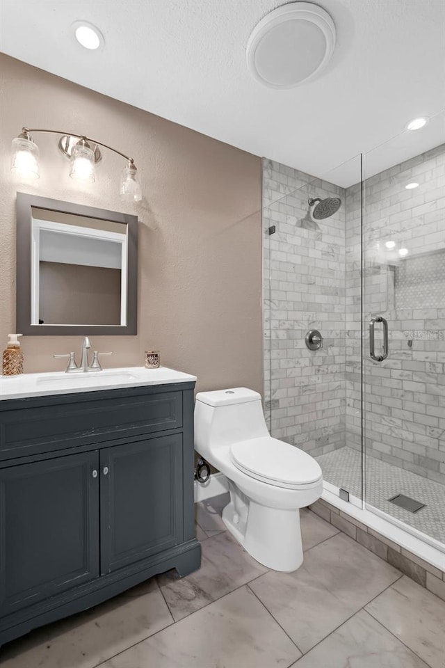 1462 Palm Bay Ct, Lake Mary, FL 32746 - bathroom featuring vanity and a shower stall