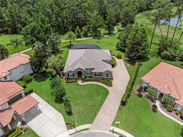 1462 Palm Bay Ct, Lake Mary, FL 32746 - drone / aerial view of a nearby body of water