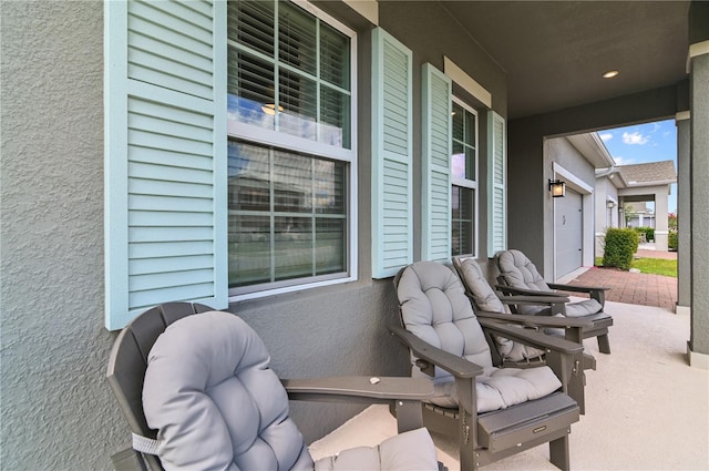 410 Winter Bliss Ln, Mount Dora, FL 32757 - view of covered porch