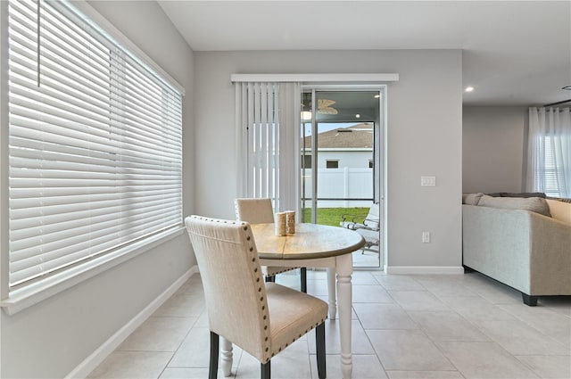 410 Winter Bliss Ln, Mount Dora, FL 32757 - dining room with light tile patterned floors