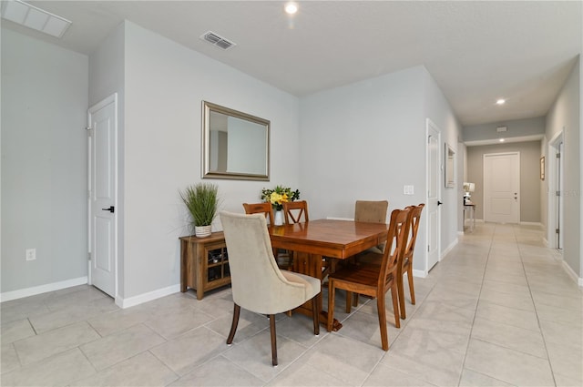 410 Winter Bliss Ln, Mount Dora, FL 32757 - dining room featuring recessed lighting and light tile patterned flooring