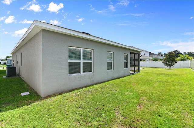 410 Winter Bliss Ln, Mount Dora, FL 32757 - view of side of property with stucco siding and a cooling unit