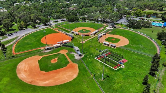410 Winter Bliss Ln, Mount Dora, FL 32757 - aerial view of a tree filled landscape