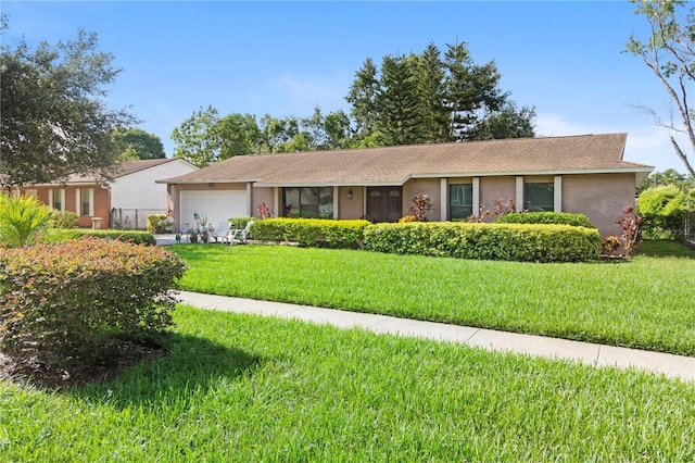 7022 Talbot Dr, Orlando, FL 32819 - single story home with an attached garage, a front lawn, and stucco siding