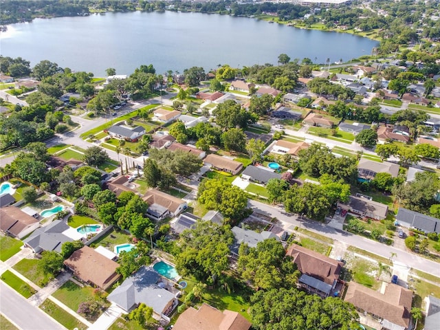 7022 Talbot Dr, Orlando, FL 32819 - aerial perspective of suburban area featuring a large body of water
