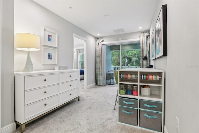 10009 Randal Walk St, Orlando, FL 32832 - bedroom with access to outside, carpet, and recessed lighting