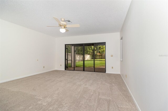 1424 Mt Laurel Dr, Winter Springs, FL 32708 - spare room featuring carpet, a ceiling fan, and a textured ceiling