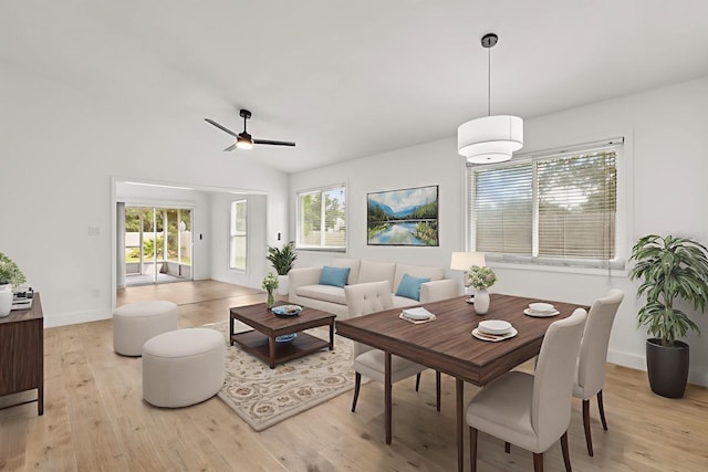 745 Ashley Ln, Orlando, FL 32825 - living area with plenty of natural light, light wood-style floors, and ceiling fan
