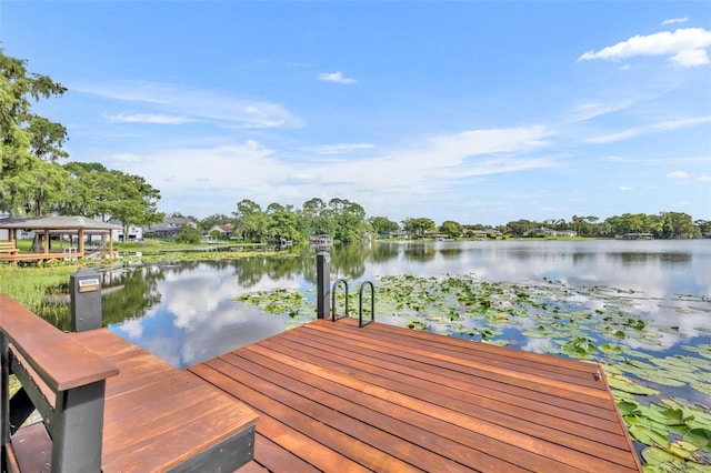 7801 Georgeann St, Winter Park, FL 32792 - dock area with a water view