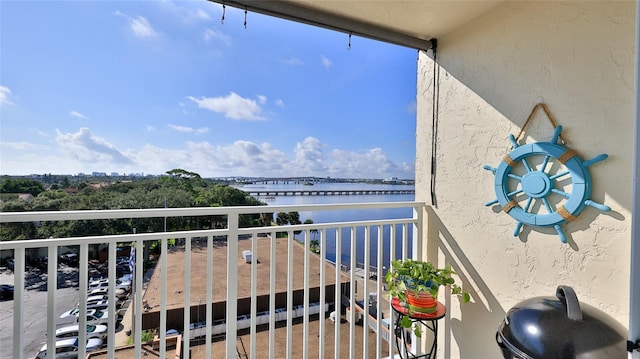 145 N Halifax Ave Unit 705, Daytona Beach, FL 32118 - balcony with a water view