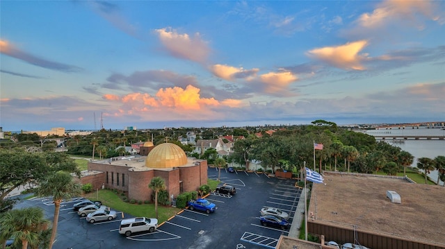 145 N Halifax Ave Unit 705, Daytona Beach, FL 32118 - aerial view at dusk